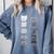 Cat Themed Artist Value Scale Educational Art Teacher Comfort Colors Sweatshirt Blue Jean