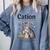 Cation Shirt Cat Science Chemistry Teacher Chemist Pun Comfort Colors Sweatshirt Blue Jean