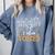 Choir Teacher I Hear Voices Chorister Church Choral Music Comfort Colors Sweatshirt Blue Jean