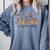 Christian Teacher Teaching Is My Ministry Faith Bible Verse Comfort Colors Sweatshirt Blue Jean