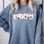 Christmas Santa Special Education SPED Teacher Xmas PJ Comfort Colors Sweatshirt Blue Jean