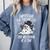 Christmas Surviving Teacher Life Meltdown Xmas Women Men Comfort Colors Sweatshirt Blue Jean