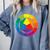 Color Wheel Palette Shirt Artist Painter Art Teacher Tshirt Comfort Colors Sweatshirt Blue Jean