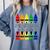 Colorful Crayon Kindergarten Team Tee For Teachers Students Men Women Kids Comfort Colors Sweatshirt Blue Jean Colorful Crayon Kindergarten Team Tee For Teachers Students Men Women Kids Comfort Colors Sweatshirt Blue Jean