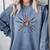 Cool Brush Heart Shape Art Teacher Paint For Artist Painter Comfort Colors Sweatshirt Blue Jean