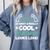 Cool Teacher Saying Teaching Student Men Women Comfort Colors Sweatshirt Blue Jean