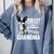 Coolest Boston Terrier Grandma Dog Comfort Colors Sweatshirt Blue Jean