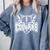 Cougars Teacher Student School Sports Fan Team Spirit Comfort Colors Sweatshirt Blue Jean