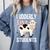 Cow Teacher Lover Comfort Colors Sweatshirt Blue Jean Cow Teacher Lover Comfort Colors Sweatshirt Blue Jean