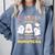 Creepin It Real With Kindergarten Monsters Halloween Teacher Comfort Colors Sweatshirt Blue Jean