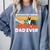 Cute Boston Terrier Best Boston Terrier Dad Ever Comfort Colors Sweatshirt Blue Jean