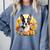 Cute Boston Terrier Spring Flower Garden Colorful Puppy Dog Comfort Colors Sweatshirt Blue Jean