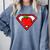 Cute Distressed Super Teacher Superhero Apple Shirt Comfort Colors Sweatshirt Blue Jean Cute Distressed Super Teacher Superhero Apple Shirt Comfort Colors Sweatshirt Blue Jean