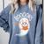 Cute Ghost Book Reading Halloween Teacher Comfort Colors Sweatshirt Blue Jean Cute Ghost Book Reading Halloween Teacher Comfort Colors Sweatshirt Blue Jean