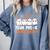 Cute Ghosts Pre-K Boo Crew Teachers Halloween Party Team For Men Women Kids Comfort Colors Sweatshirt Blue Jean