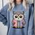 Cute Reading Owl Book Lover Teacher Librarian Bookworm Comfort Colors Sweatshirt Blue Jean Cute Reading Owl Book Lover Teacher Librarian Bookworm Comfort Colors Sweatshirt Blue Jean