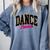 Dance Teacher Leopard Dancing Life Girls Women Dancer Comfort Colors Sweatshirt Blue Jean