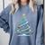 DNA Helix Christmas Tree Scientist Biology Science Teacher Comfort Colors Sweatshirt Blue Jean DNA Helix Christmas Tree Scientist Biology Science Teacher Comfort Colors Sweatshirt Blue Jean