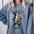 Dog Playing Guitar Singing Boston Terrier For Men Women Girls Kids Comfort Colors Sweatshirt Blue Jean