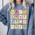 Dual Language Crew Bilingual Spanish Teacher Back To School For Men Women Comfort Colors Sweatshirt Blue Jean