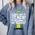 Duble2t I Just Like To Teach Teachings My Favorite Elf Teacher -Adults & -Kids Red Short Sleeve Comfort Colors Sweatshirt Blue Jean Duble2t I Just Like To Teach Teachings My Favorite Elf Teacher -Adults & -Kids Red Short Sleeve Comfort Colors Sweatshirt Blue Jean