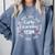 Early Learning TEAM Preschool Teacher Early Learners Crew Comfort Colors Sweatshirt Blue Jean