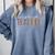 Ed Teacher Leopard Appreciation For Women For Work Comfort Colors Sweatshirt Blue Jean Ed Teacher Leopard Appreciation For Women For Work Comfort Colors Sweatshirt Blue Jean