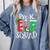 Elf Squad Pre-k Teacher Christmas Child Xmas Comfort Colors Sweatshirt Blue Jean