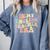 In My English Teacher Era Retro Back To School Literature Men Women Comfort Colors Sweatshirt Blue Jean