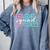 ESL Squad Teacher English As A Second Language Comfort Colors Sweatshirt Blue Jean