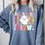 ESL Teacher Boo Crew Halloween Costume Comfort Colors Sweatshirt Blue Jean