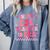 In My Esl Teacher Era Back To School ESL Teacher Groovy Comfort Colors Sweatshirt Blue Jean