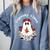Espooky Vibes Maestra Halloween Spanish Mexican Teacher Comfort Colors Sweatshirt Blue Jean