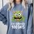 Eye Survived 100 Days Of School Monster Lover Teacher Kids Comfort Colors Sweatshirt Blue Jean