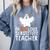 Faboolous Substitute Teacher Halloween Costume Comfort Colors Sweatshirt Blue Jean