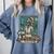 FCS Teacher Skeleton Halloween Family And Consumer Science Comfort Colors Sweatshirt Blue Jean