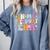 In My Field Day Era Teacher Kids Cute Groovy Field Day Comfort Colors Sweatshirt Blue Jean