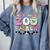 Field Zoo Trip Shirt For Teacher Second Grade Crew Comfort Colors Sweatshirt Blue Jean