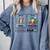 First Data Then Christmas I'm Earning A Break Sped Teacher Men Women Comfort Colors Sweatshirt Blue Jean