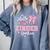First Day Of School Teacher Girl Coquette Hello Kindergarten Comfort Colors Sweatshirt Blue Jean
