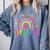 First Grade Rainbow Girls Boys Teacher Team 1st Grade Squad Comfort Colors Sweatshirt Blue Jean First Grade Rainbow Girls Boys Teacher Team 1st Grade Squad Comfort Colors Sweatshirt Blue Jean