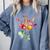 Flower American Sign Language ASL Teacher Teaching Deaf Comfort Colors Sweatshirt Blue Jean Flower American Sign Language ASL Teacher Teaching Deaf Comfort Colors Sweatshirt Blue Jean
