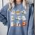Ghost Reading Teacher Halloween Librarian Book Lover School Comfort Colors Sweatshirt Blue Jean Ghost Reading Teacher Halloween Librarian Book Lover School Comfort Colors Sweatshirt Blue Jean