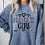 Granddaughter Nanas Girl Comfort Colors Sweatshirt Blue Jean