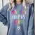 Growth Mindset Positive Back To School Teacher Student Comfort Colors Sweatshirt Blue Jean