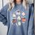 Halloween Advocate Heat Transfers Special Education Teacher Men Women Comfort Colors Sweatshirt Blue Jean