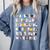 Halloween Alphabet ABCs Learning Kindergarten Teacher Men Women Kids Comfort Colors Sweatshirt Blue Jean