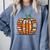 Halloween Books Pumpkin Reading Teacher Fall Men Women Comfort Colors Sweatshirt Blue Jean