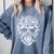 Halloween Costume Skull Boston Terrier Dog Lover Comfort Colors Sweatshirt Blue Jean