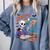 Halloween Skeleton Geography Teacher Pumpkin Bats Classroom Comfort Colors Sweatshirt Blue Jean Halloween Skeleton Geography Teacher Pumpkin Bats Classroom Comfort Colors Sweatshirt Blue Jean